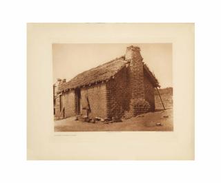 Edward S. Curtis - Modern Cupeño House; Osage Summer Arbor, 1927; Modern Yuki Cabin; And Brush Lodge-Cheyenne