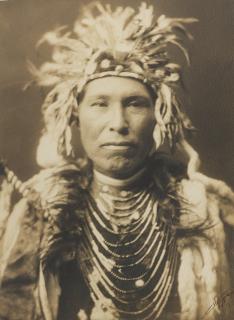 Edward S. Curtis - Portrait Of A Crow Chief