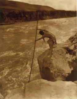 Edward S. Curtis - The Fisherman, Wisham, Plate 274 from North American Indian, 1902