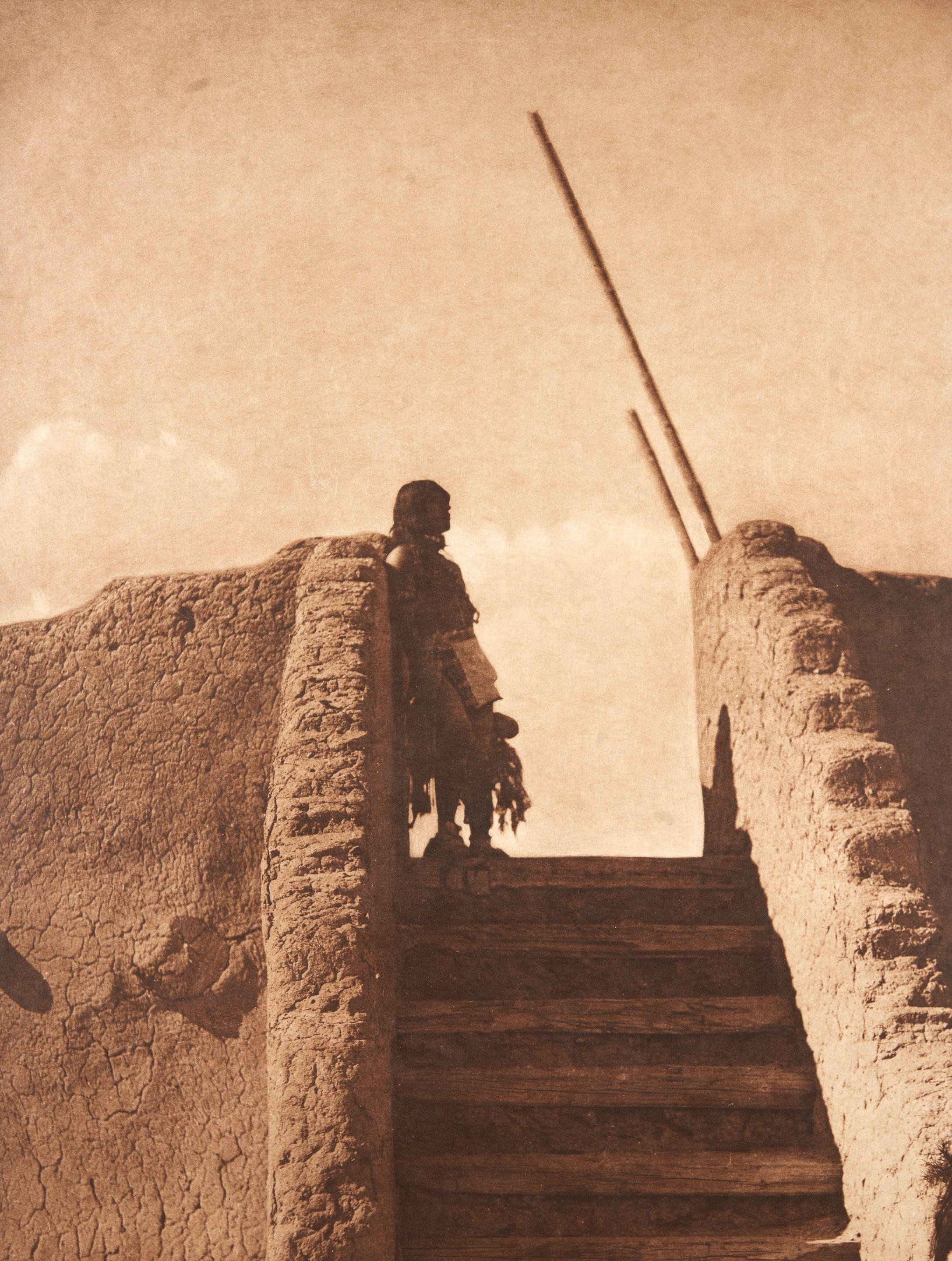 Edward S. Curtis - The Kiva Stairs, San Ildefonso