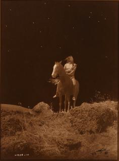Edward S. Curtis - The Night Scout, Apache