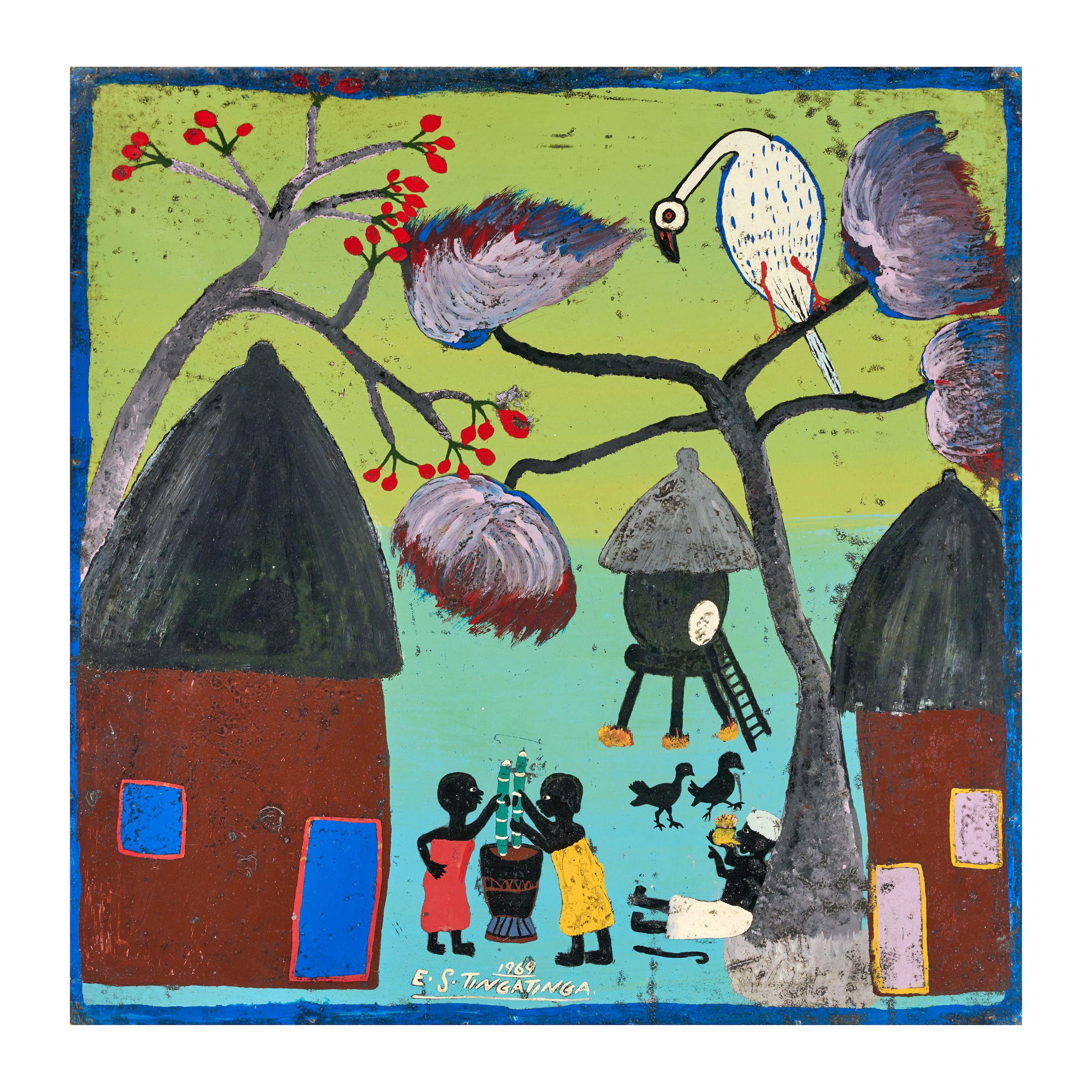 Edward Saidi Tingatinga - Sans titre