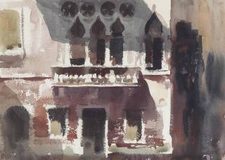 Edward Seago, R.B.A., R.W.S. - A Venetian palazzo