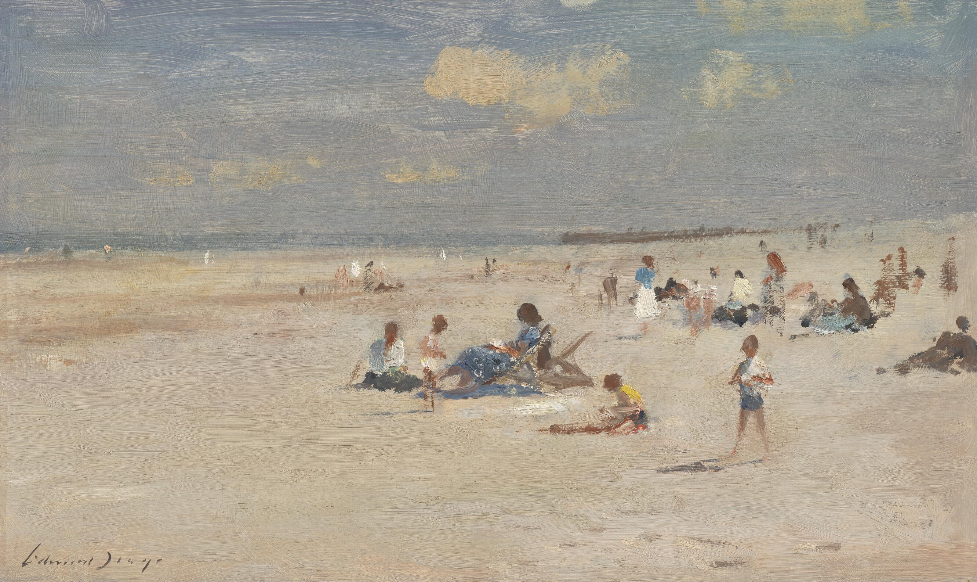 Edward Seago, R.W.S., R.B.A. - August, Waxham Beach, Norfolk