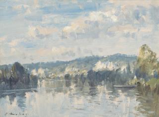 Edward Seago, R.W.S., R.B.A. - Chalk cliffs, St. Martin