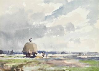 Edward  Seago, R.W.S., R.B.A. - Marsh Hay