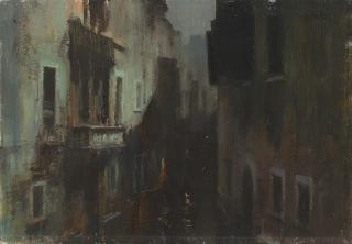 Edward Seago, R.W.S., R.B.A. - Moonlight, Venice