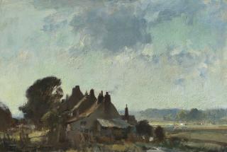 Edward Seago, R.W.S., R.B.A. - September Evening, Norfolk