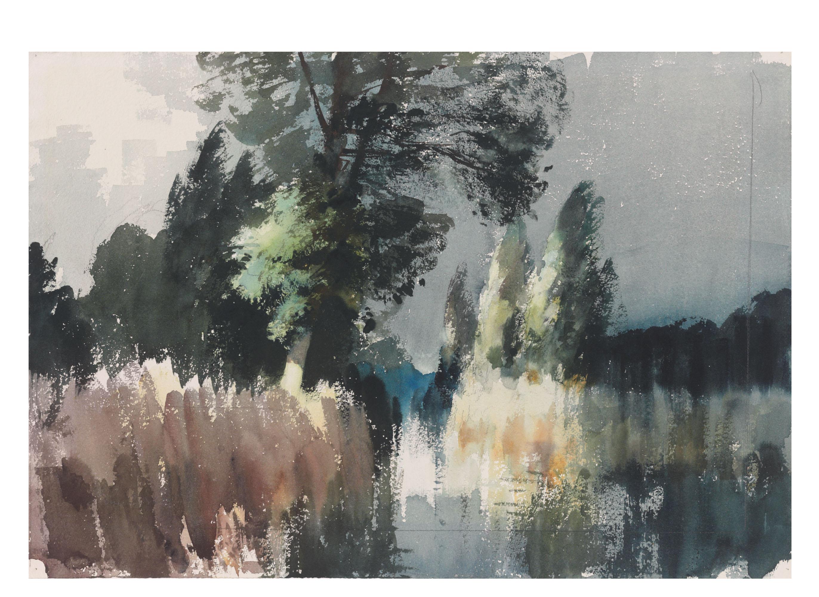 Edward Seago, R.W.S., R.B.A. - The Black Poplar