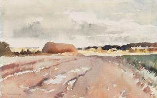 Edward Seago, R.W.S., R.B.A. - The Upland Stack, Norfolk