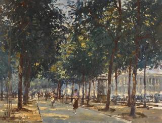 Edward Seago, R.W.S. - Champs-Elysées
