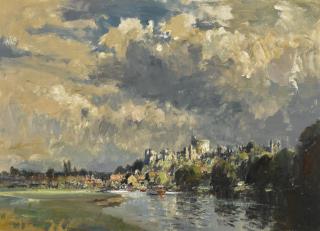 Edward Seago, R.W.S. - Sunlight After Storm, Windsor