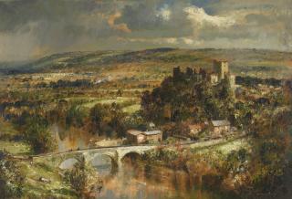 Edward Seago, R.W.S. - View Of Ludlow Castle