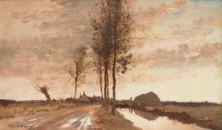 Edward Seago, RWS, RBA - Marsh Loke near Hickling, Norfolk