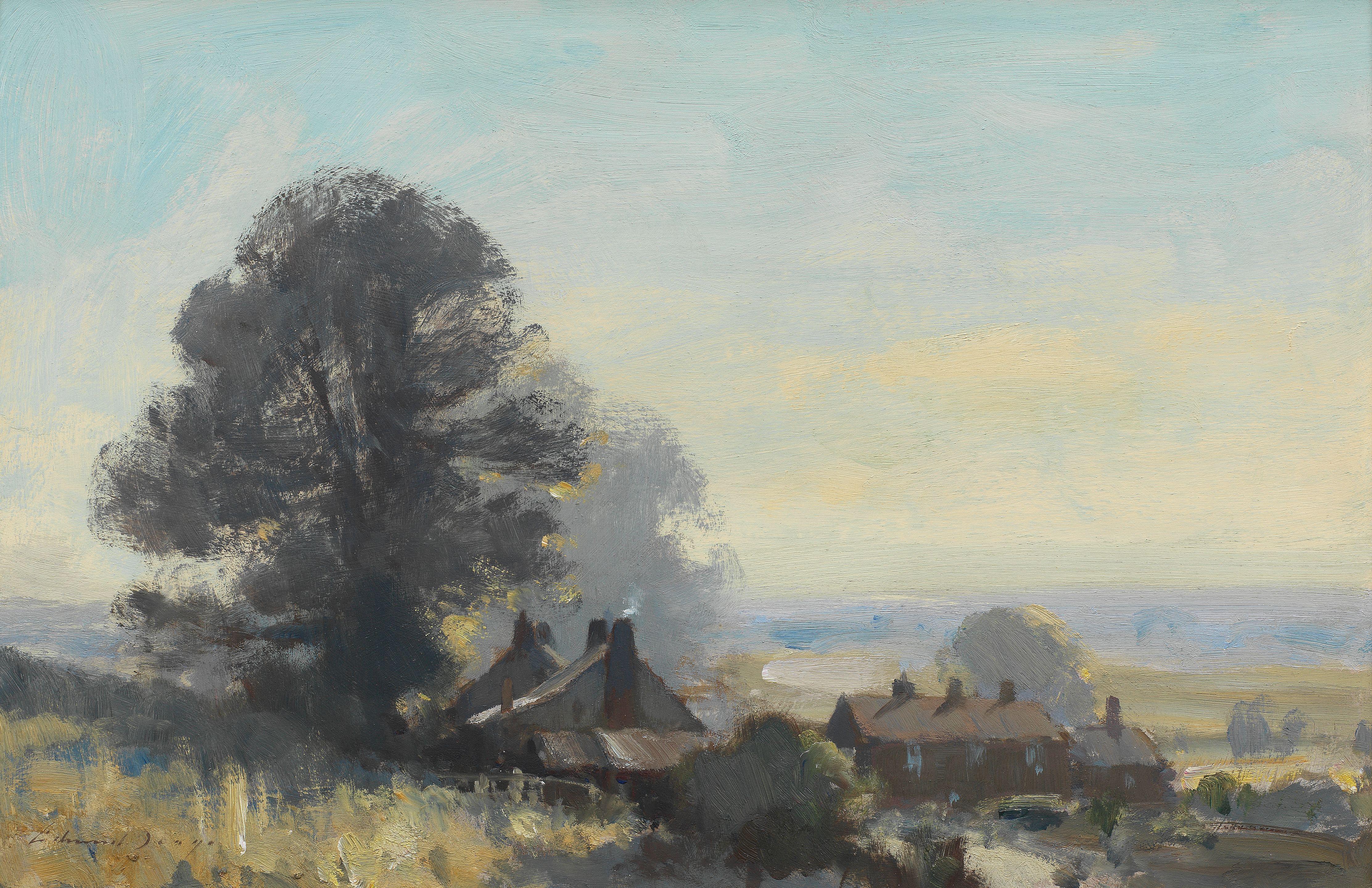 Edward Seago, RWS, RBA - September morning, Suffolk