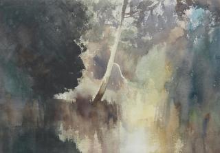 Edward Seago, RWS, RBA - Sunlit tree