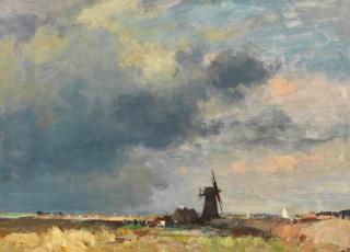 Edward Seago, RWS, RBA - The Marsh Mill