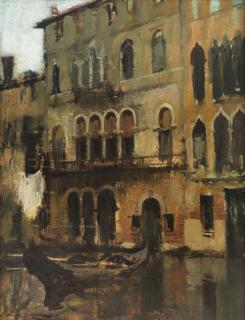 Edward Seago, RWS, RBA - Venetian facade