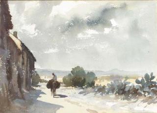 Edward Seago - A road in Spain