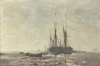 Edward Seago - December Morning, Pin Mill