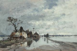 Edward Seago - Flooding near Beccles