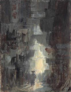 Edward Seago - Linen Lines, Kowloon