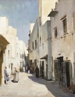 Edward Seago - Street in Essaouira, Morocco