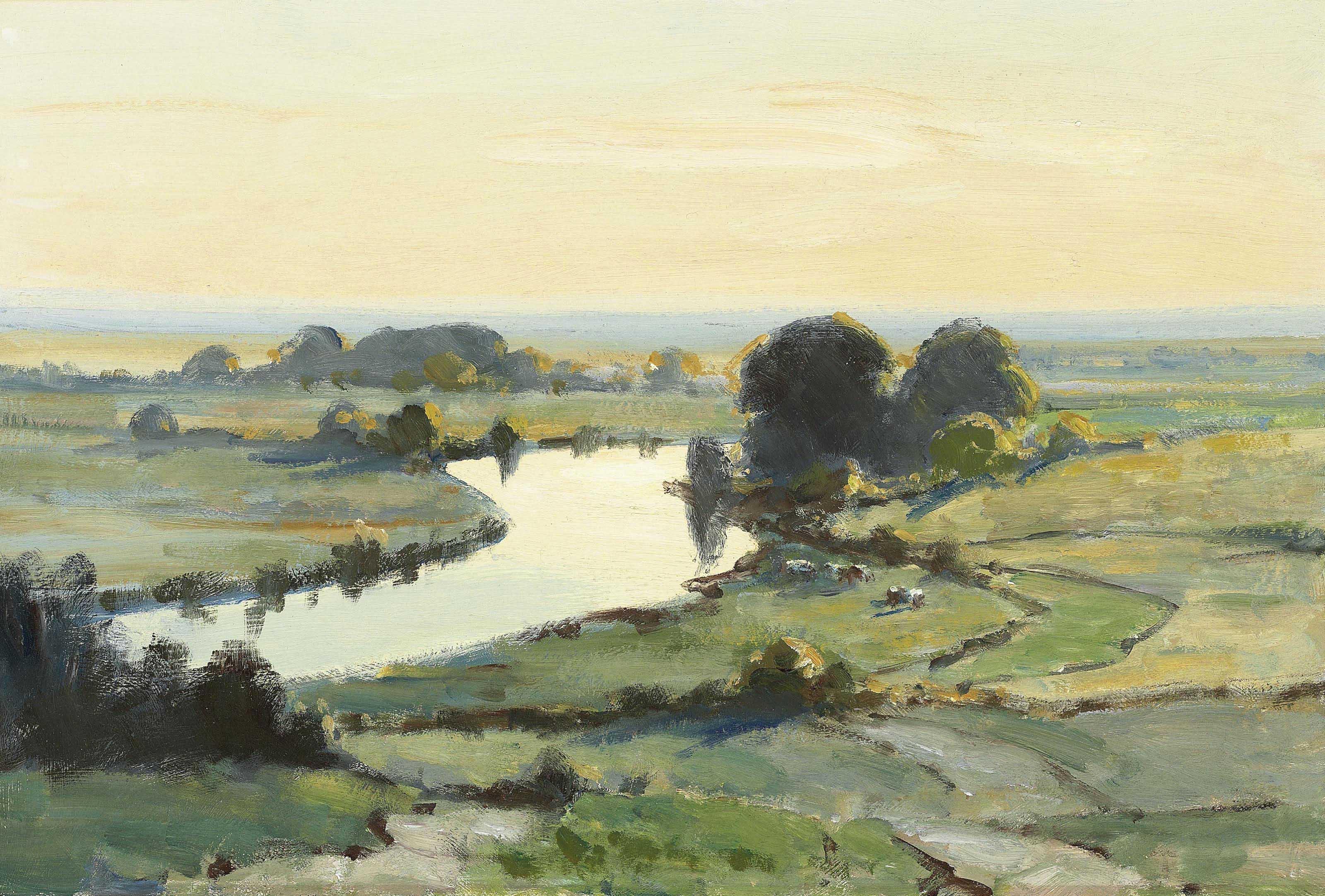Edward Seago - The River Bend