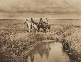 Edward Sheriff Curtis - The Three Chiefs - Piegan, 1900