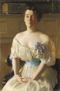 Edward Simmons - Contemplation (Portrait of Mrs. Fisher)