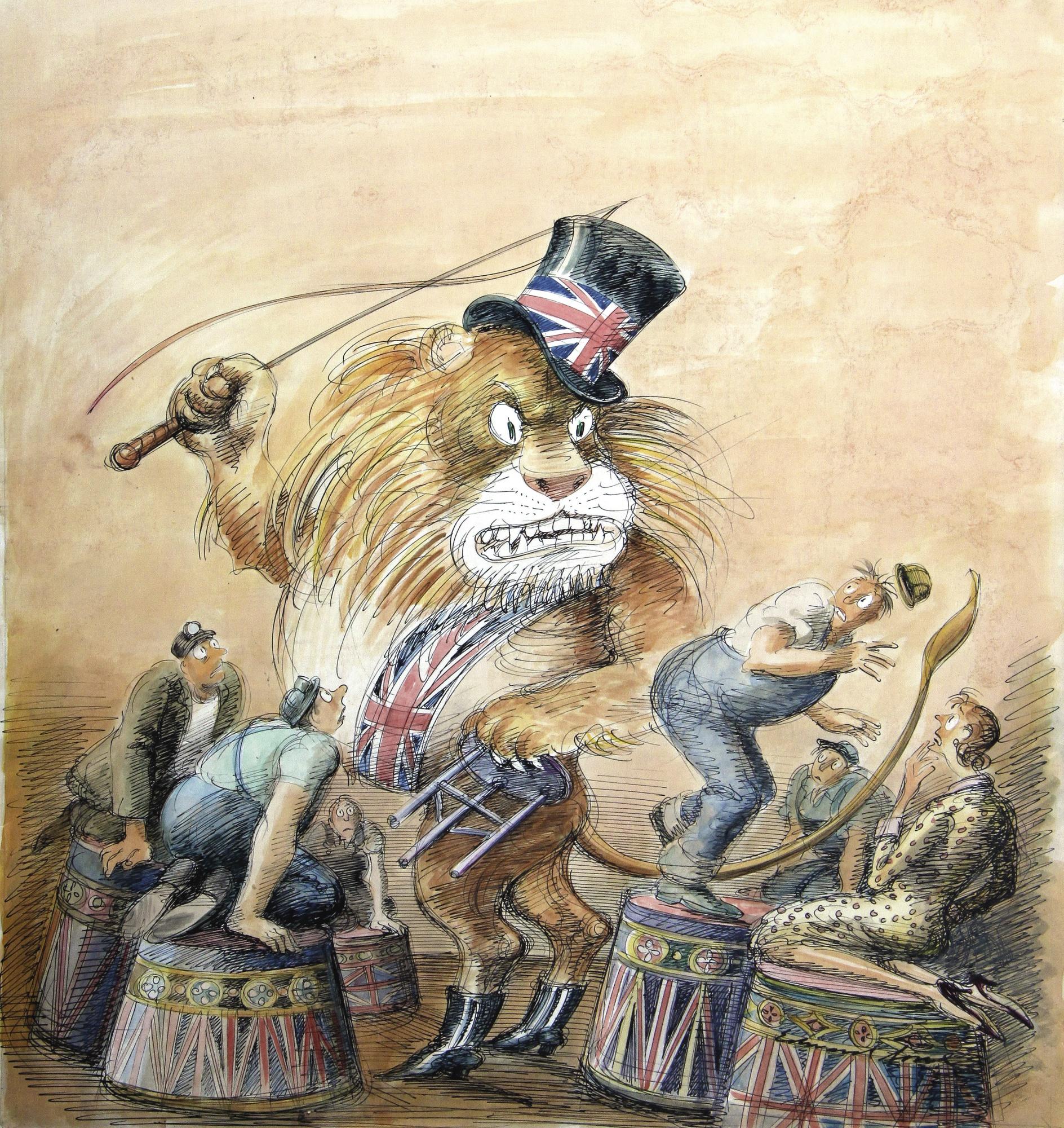 Edward Sorel - Taming Britain’S Unions