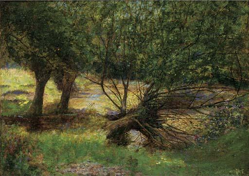 Edward Steel Harper, Jnr. - The river Avon, Broom