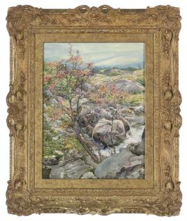 Edward Steel Harper - A Rowan tree, Nantcol, Llanbedr