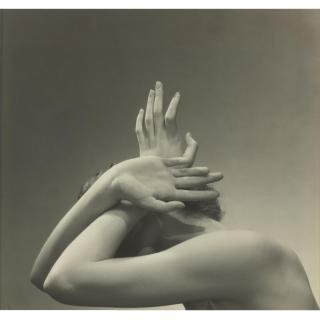 Edward Steichen - \'Illustration For Vogue\' (Hands Over Head)