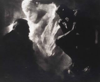 Edward Steichen - Rodin, \'Le Penseur\', Paris, 1902