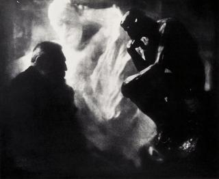 Edward Steichen - Rodin, \'Le Penseur\', Paris, 1902