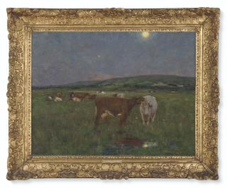 Edward Stott, A.R.A., N.E.A.C. - Peaceful Evening