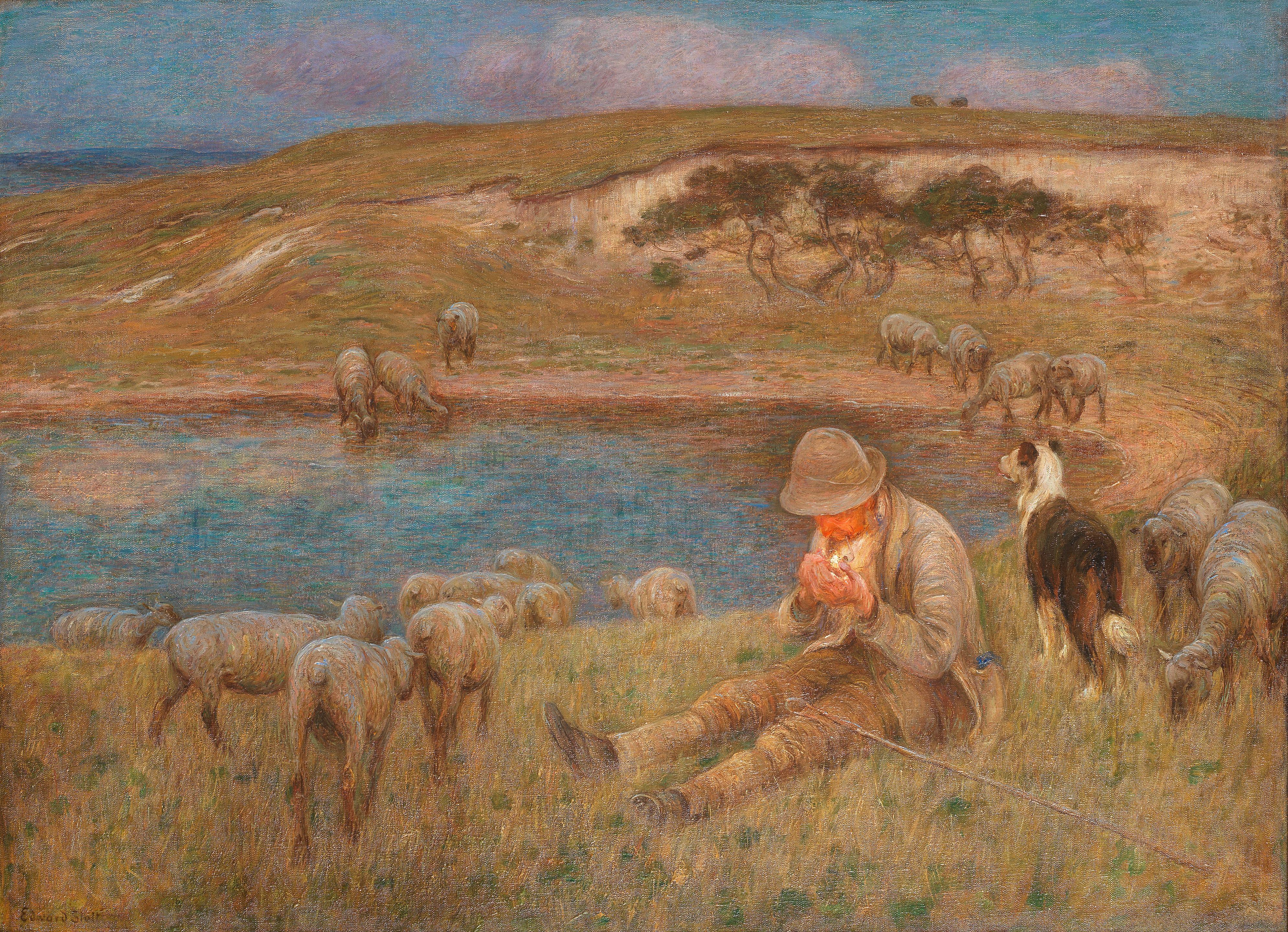 Edward Stott, ARA - Peaceful rest