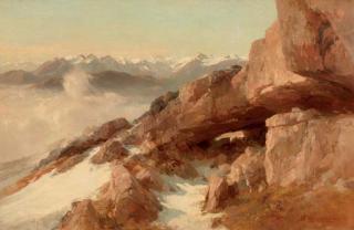 Edward Theodore Compton - White mountain tops