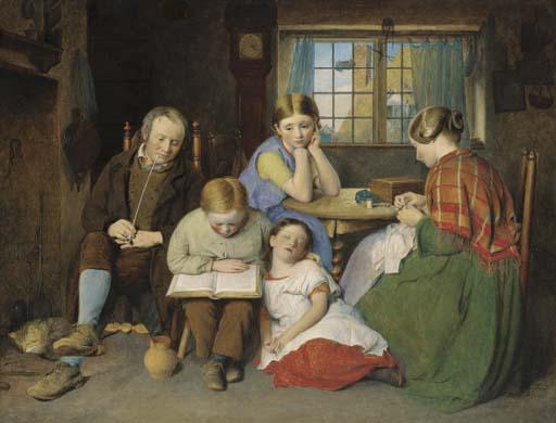 Edward Thompson Davis - The Evening Lesson