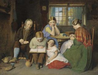 Edward Thompson Davis - The Evening Lesson