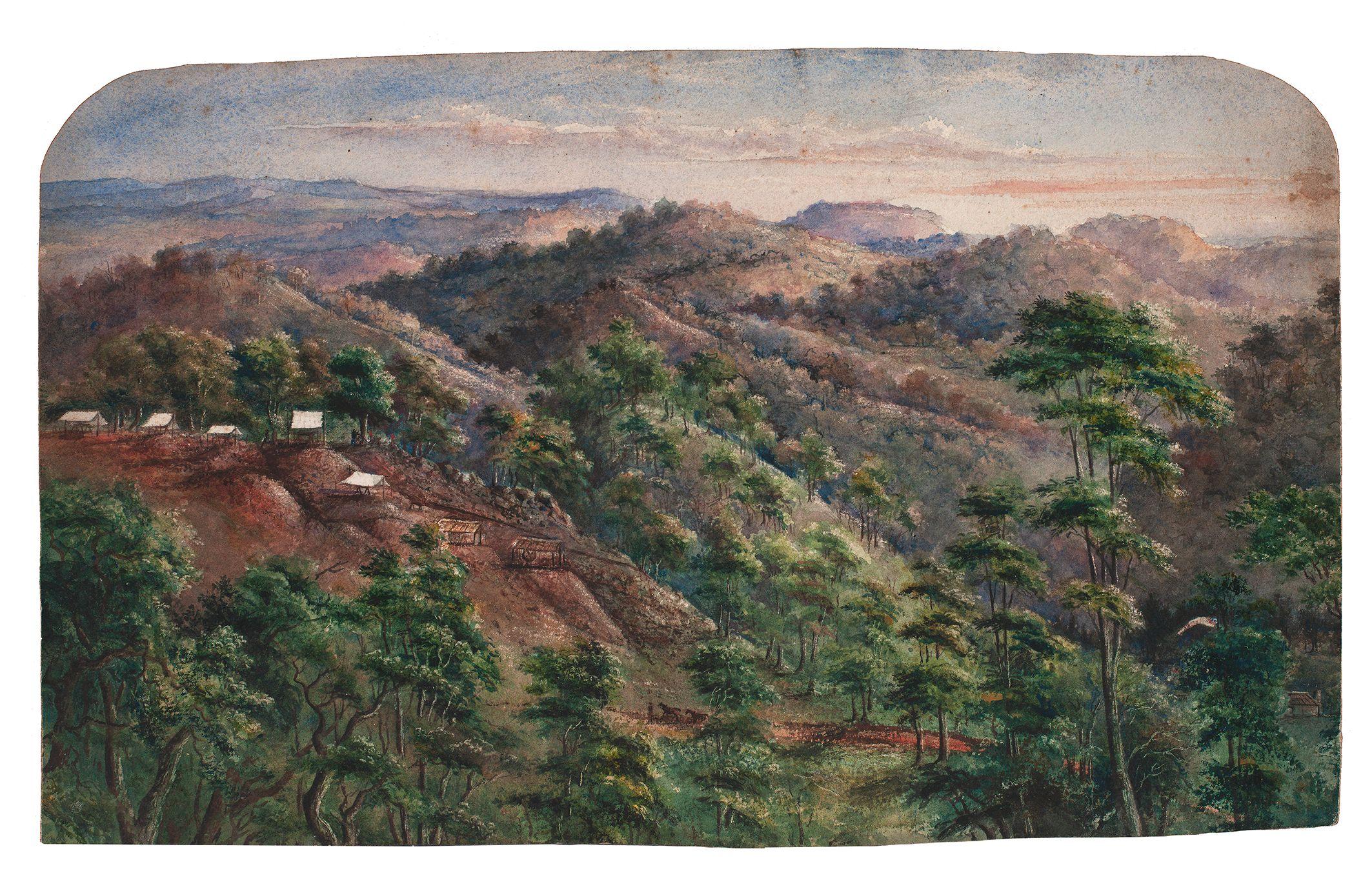 Edward Thomson - Woods and Kellys Claim, Iron Bark Quarts Reef, c.1860