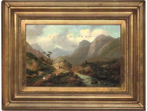 Edward Train - A beaten track by the rapids