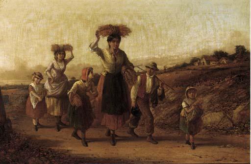 Edward Turner - Returning from the fields