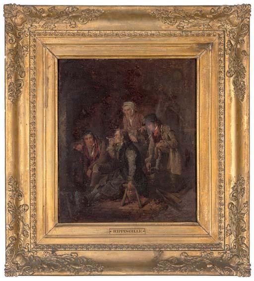 Edward Villiers Rippingille - A fireside tale