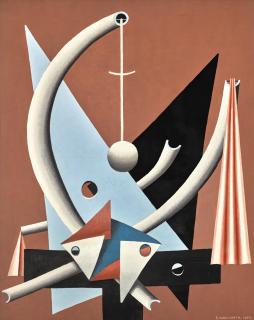 Edward Wadsworth, A.R.A. - Abstractions/Kissable