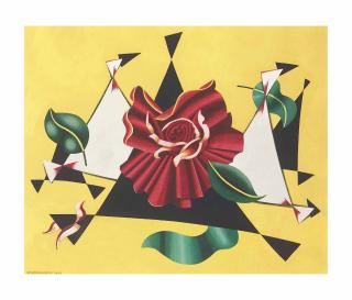 Edward Wadsworth, A.R.A. - Flower Piece: Rose
