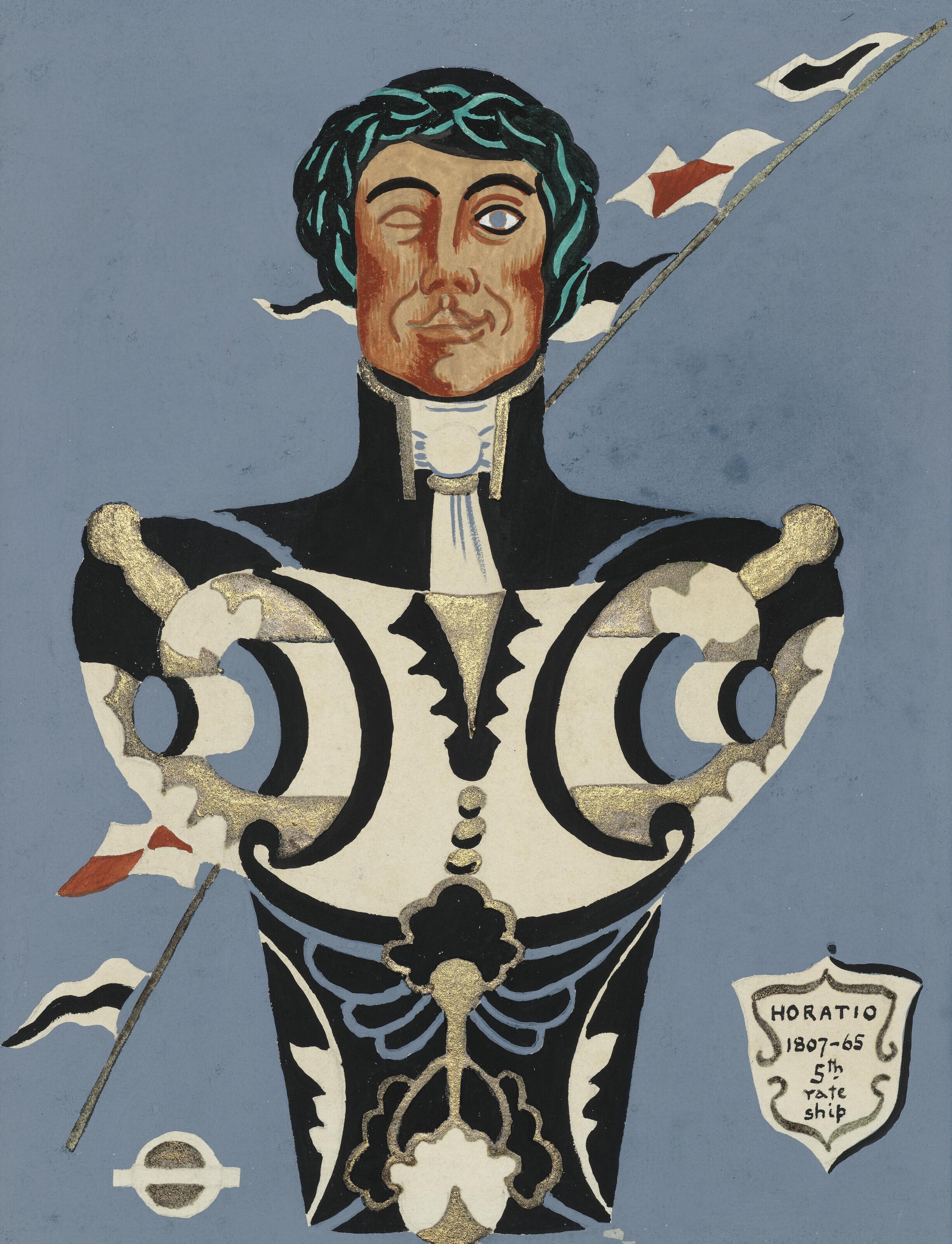 Edward Wadsworth, A.R.A. - Horatio, Ship\'s Figurehead