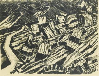 Edward Wadsworth A.R.A. - Ladle Slag Old Hill Ii