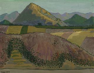 Edward Wadsworth, A.R.A. - Landscape, Grand Canary